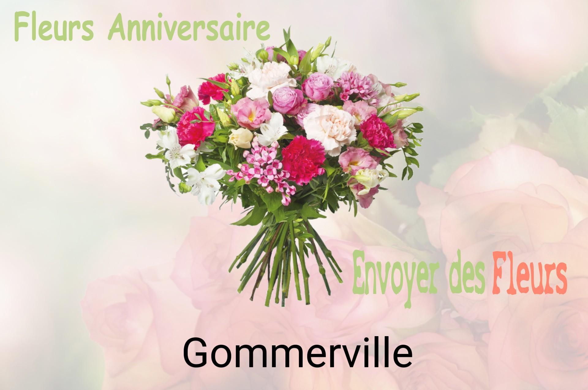 Bouquet de fleurs d’anniversaire livré à Gommerville